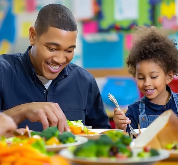 Teacher lunch service